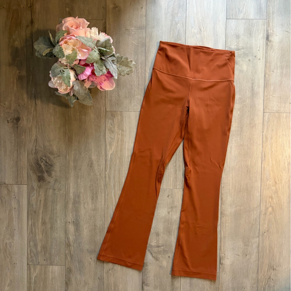 LULULEMON BROWN/ORANGE LEGGINGS | SZ 6‎